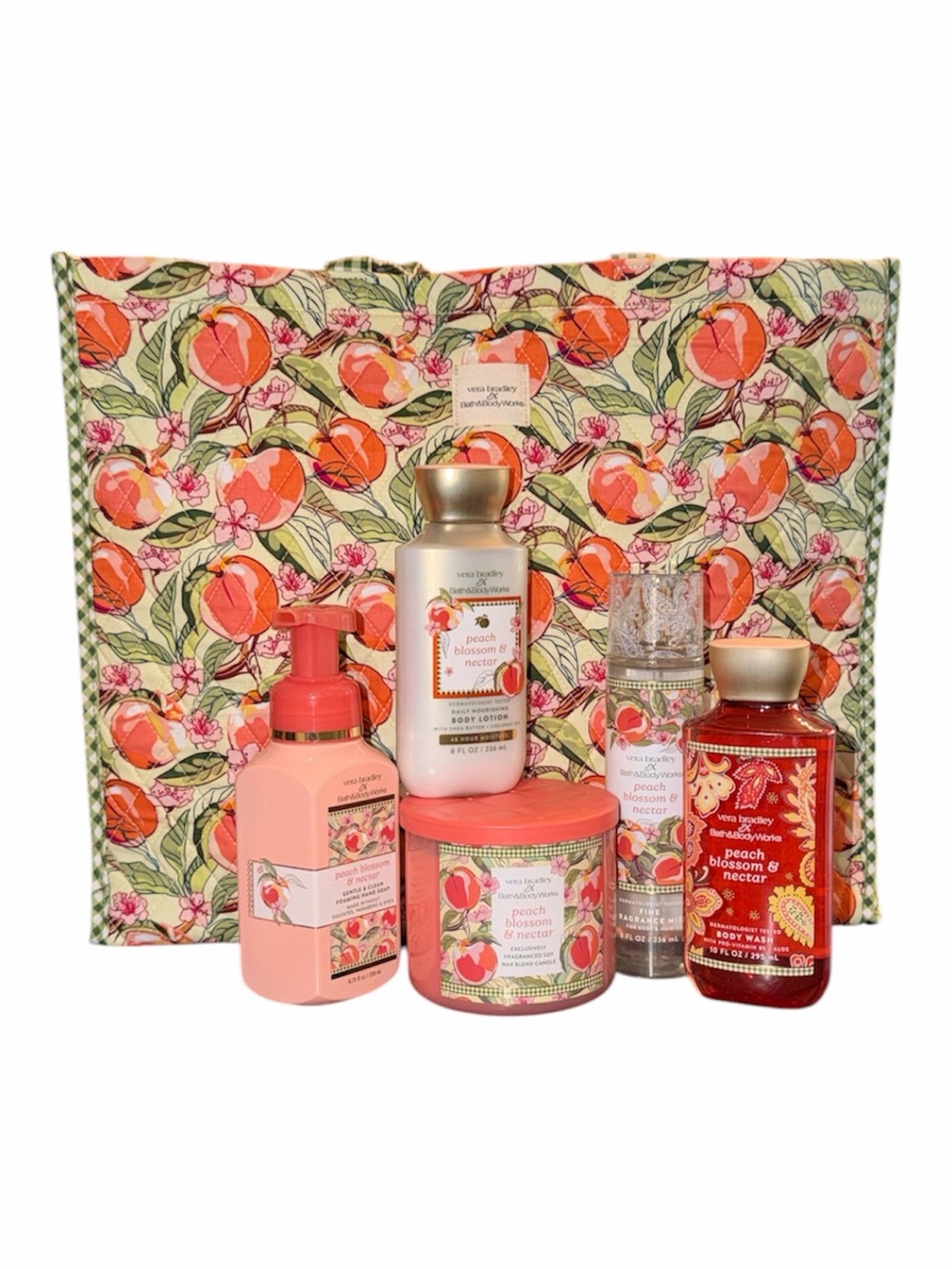 Mother’s Day Gift Set Bath & Body Works Peach Blossom & Nectar - Pink/Peach